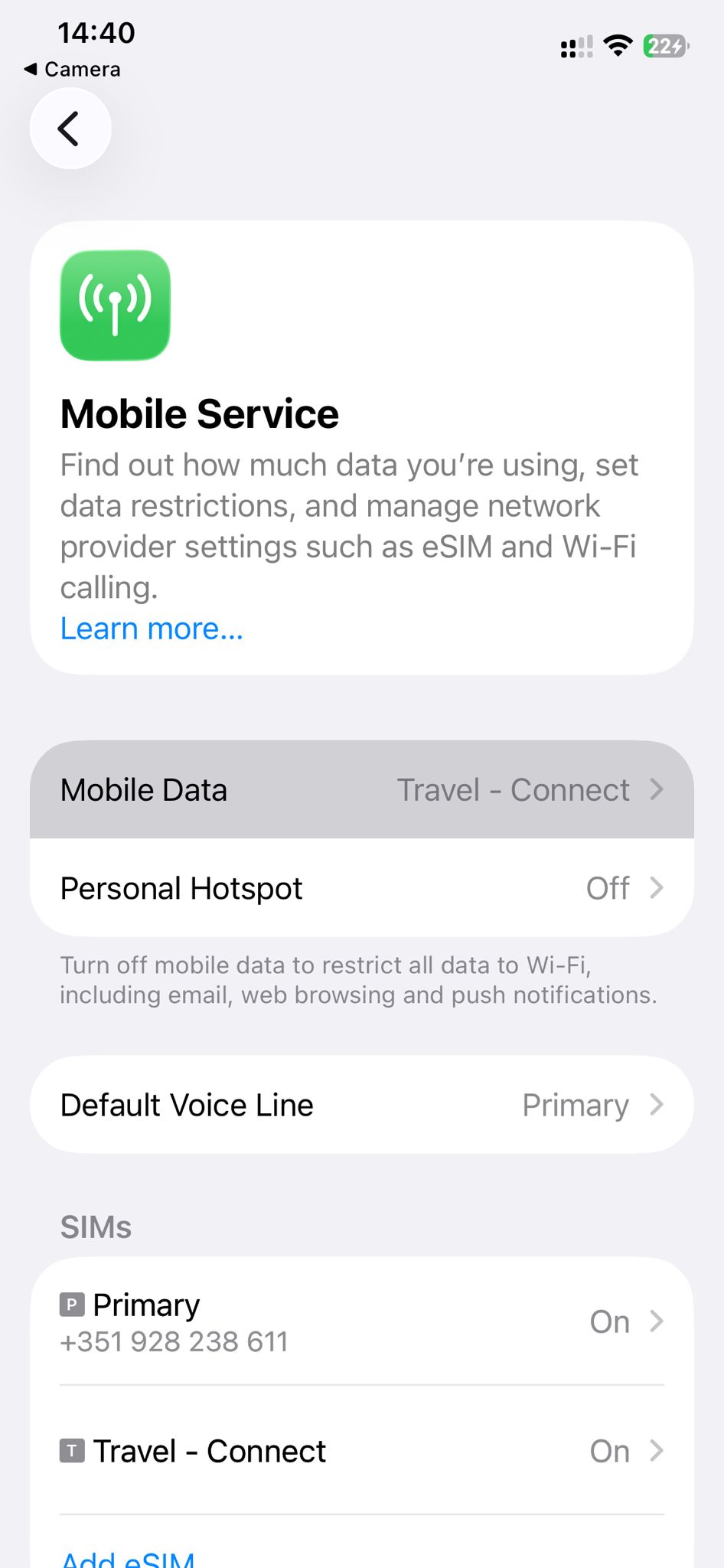 Passo 8 de ativação no iPhone